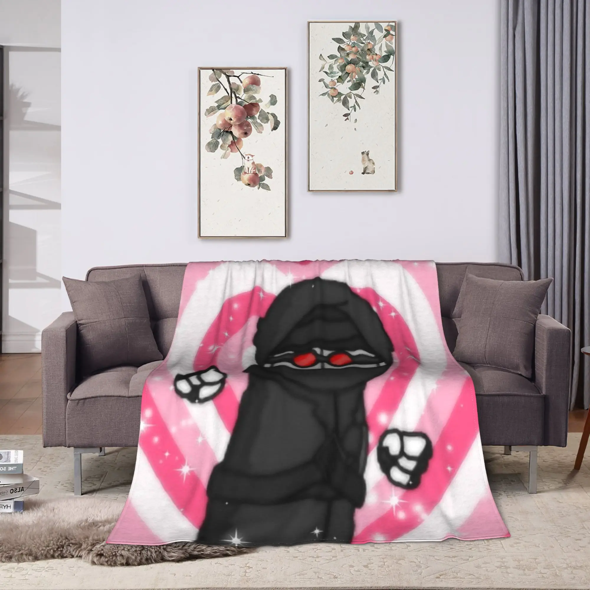 MADNESS COMBAT Hank Super Warm Blanket  Kids Plush Throw Blanket Fluffy Couch Bed Flannel Bedspread Sofa Bed Cover