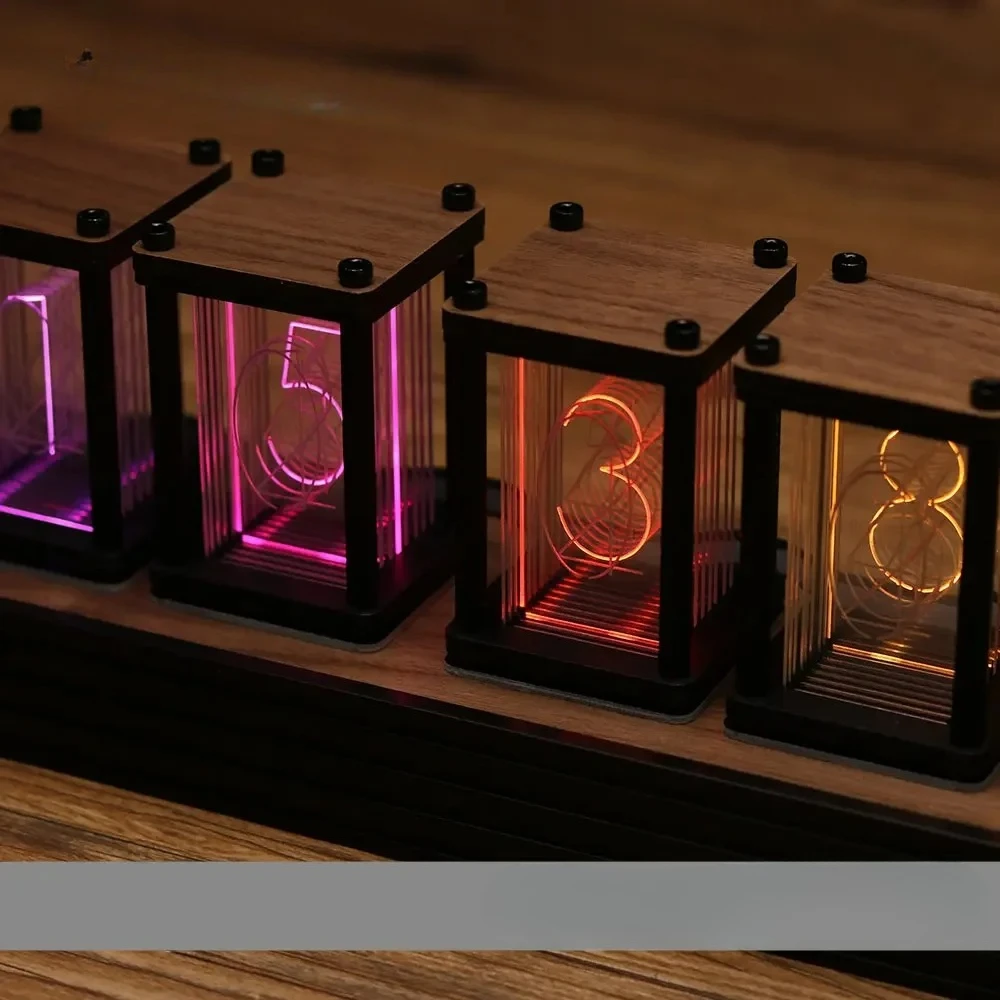 นาฬิกาหลอดนิกซี่ RGB DIY นาฬิก - Diy Electronics Table บทวิจารณ์และราคา