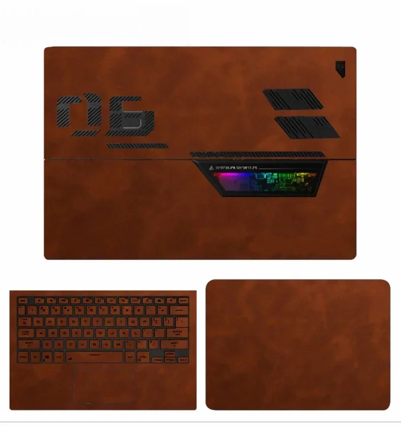 KH Crazy Horse PU Leather Skin Sticker Cover for ASUS ROG Flow Z13 GZ301 GZ301Z GZ301ZE GZ301ZC 2022-2023 Laptop