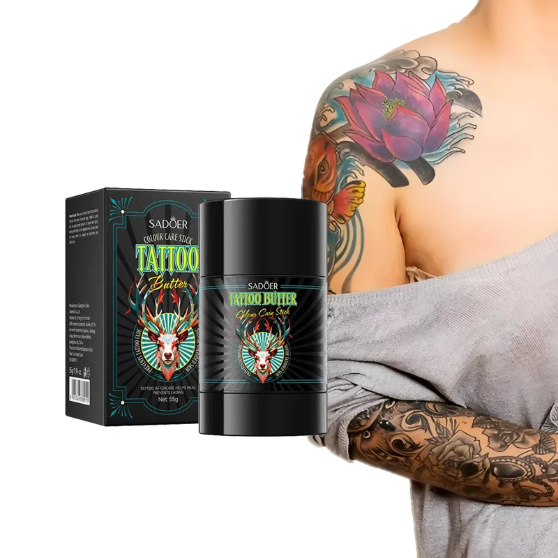 Tattoo Care Stick Color Fixing Moisturizing Skin Nourishing Gentle Tattoo Embroidery Tattoo Cream Rotating Type