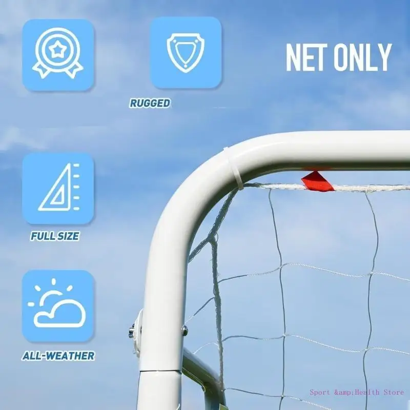 صافي كرة القدم هدف كرة القدم مقاوم للطقس المعاوضة التثبيت والتخزين سهلة #6