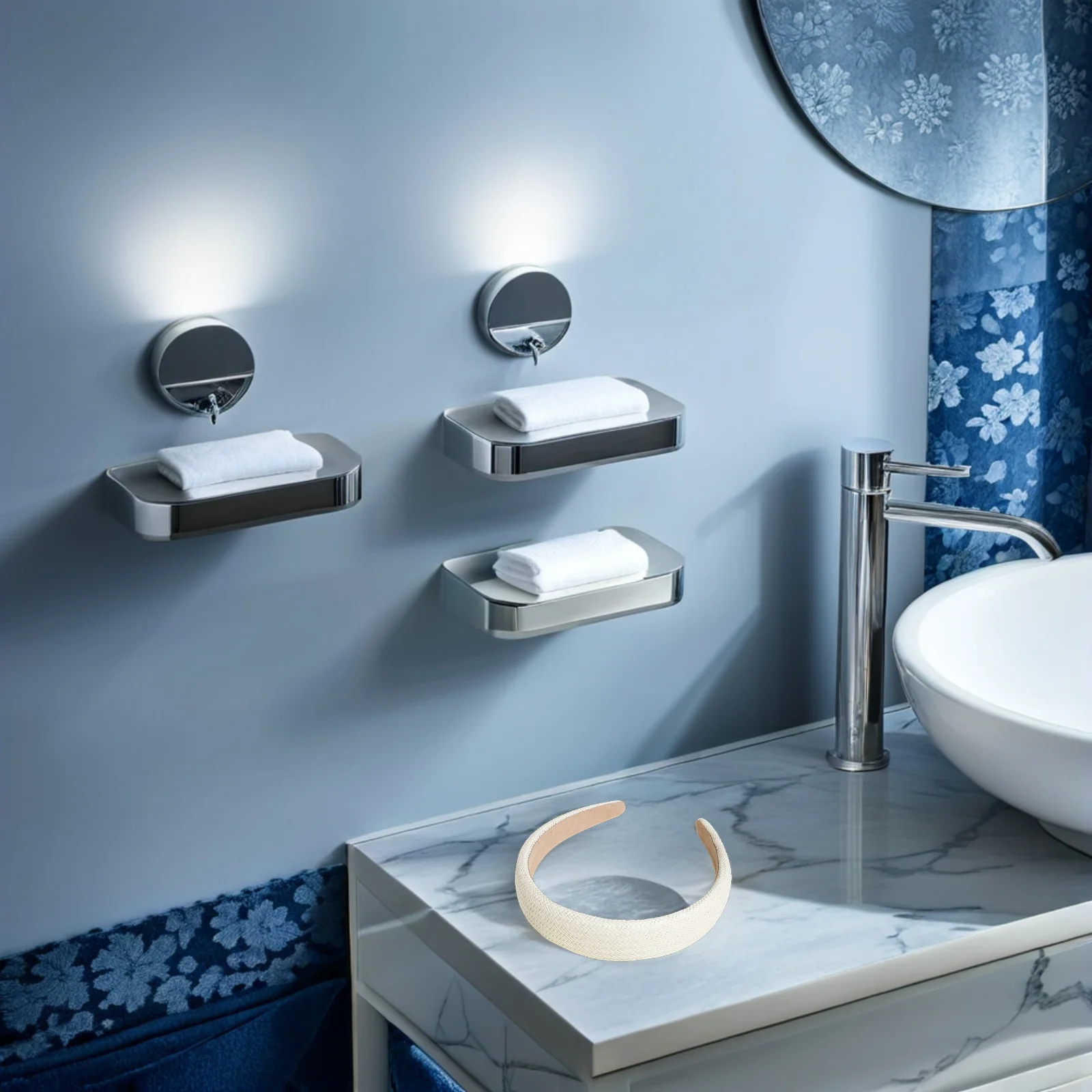 

3pcs Solid Color Headbands Woven Hair Hoops Beige Khaki Brown Sizes Comfortable Party Photos Women Headdress Vintage Style Hair