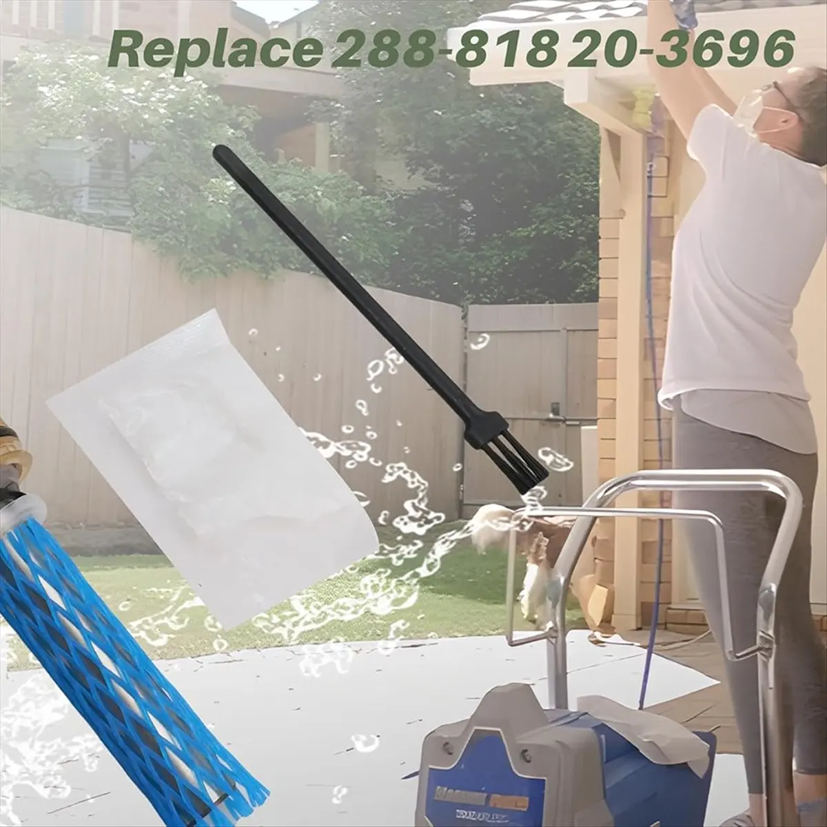 

2026 + Upgraded Pump Packing Repair Kit Stainless Steel Piston Rod Fit for XR5 XR7 XR9 SR7 170 (SW) ProX7 ProX9