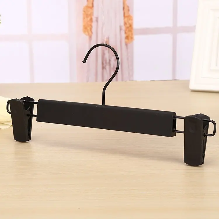 10PCS/SET Metal Pants Skirt Hangers Trouser Stand Holder With 2 Adjustable