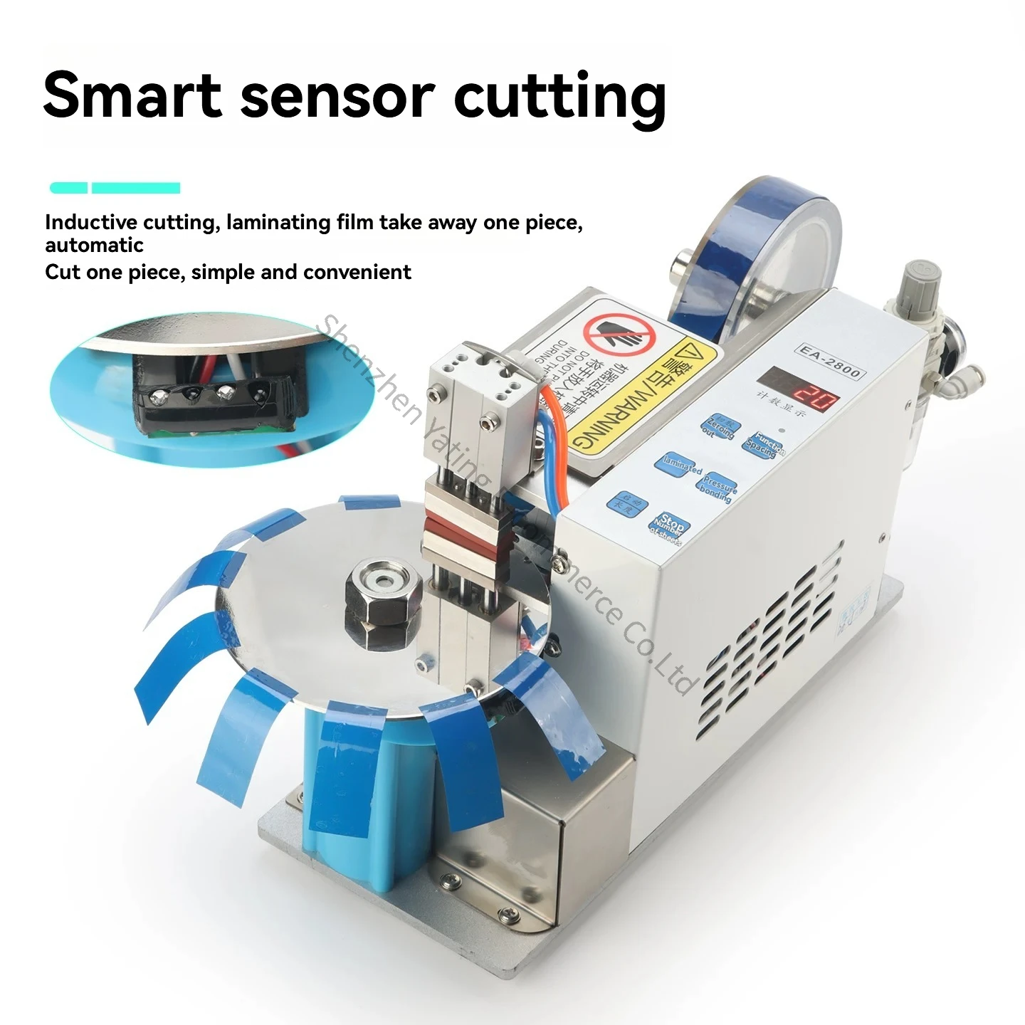 Pneumatic Adhesive Paper Machine Glue Cutting Automatic 2800-type Intelligent Adhesive Paper High Temperature Adhesive Thin Tape