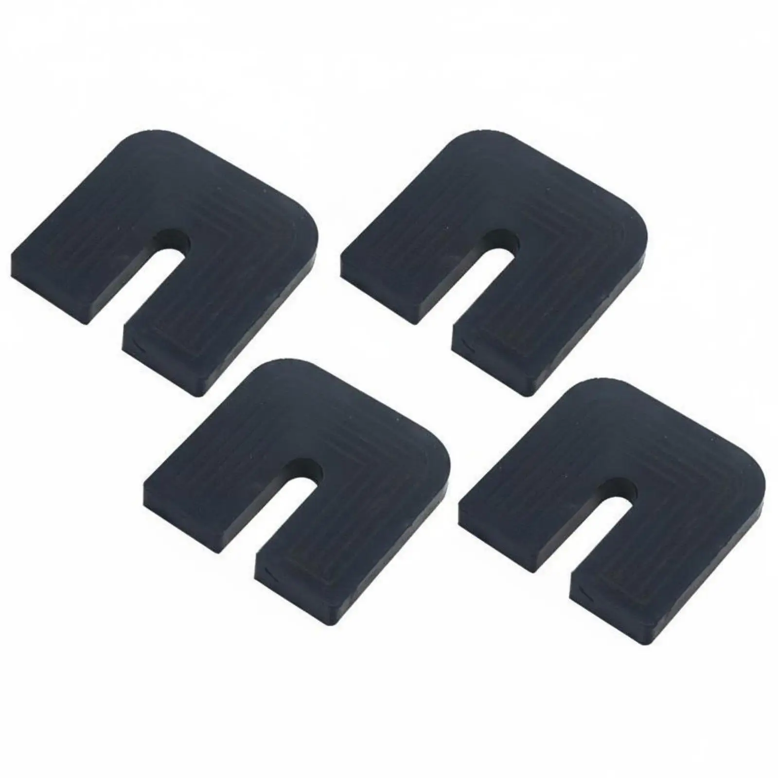 4 Pieces Air condition Outdoor Unit Foot Pad Thickened Design Cooling Unit Anti-Vibration Pad Universal Fit Rubber