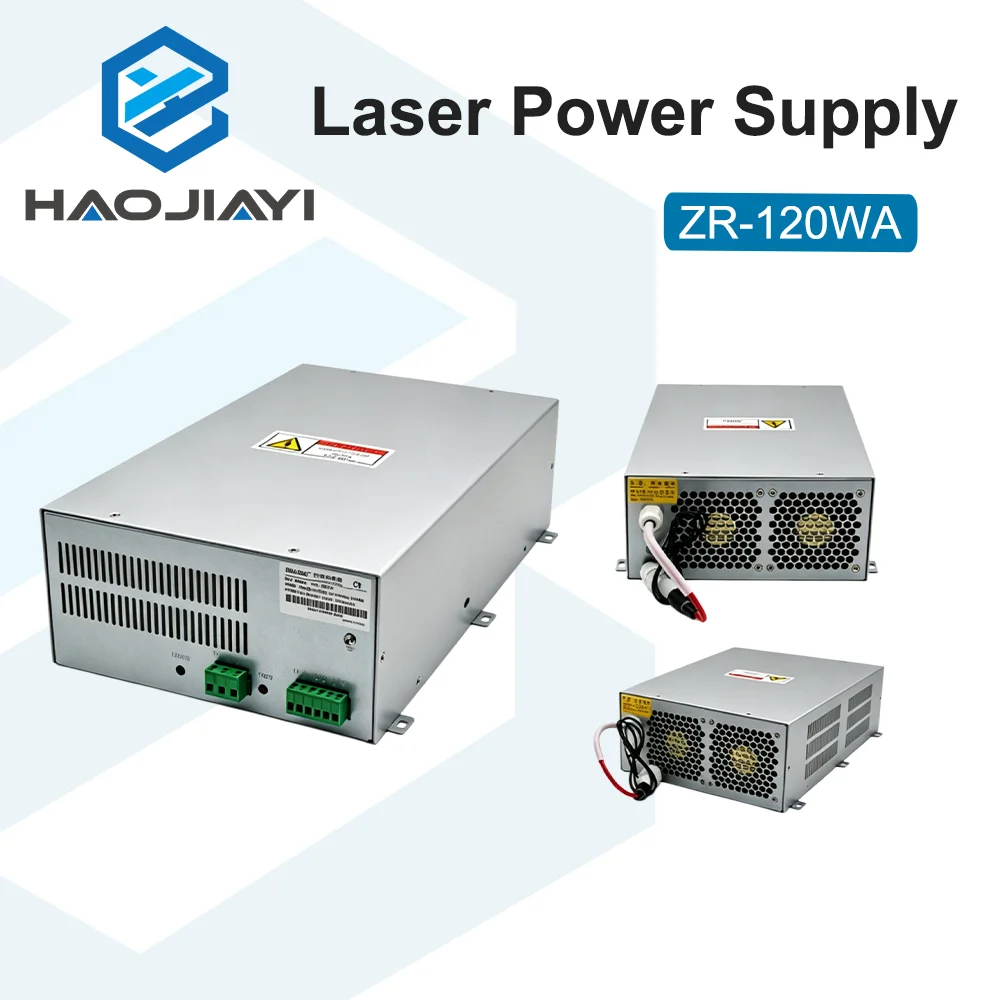 CO2 HV Power Supply Asahi ZR-120WA 120W Source for 100-120W Glass Laser Tube Engraver Cutter 110V 220V