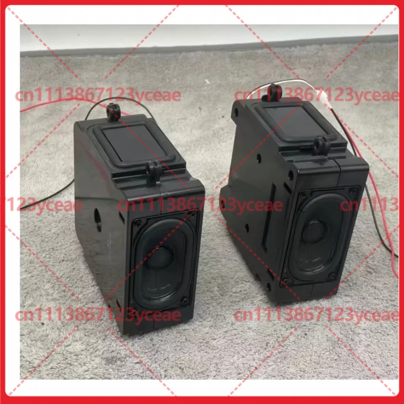 For Audio Amplifier Passive Full Range Speaker 4Ohm 20W Dual Bass Radiator Hi‑Fi Enclosed Sound Cabinet
