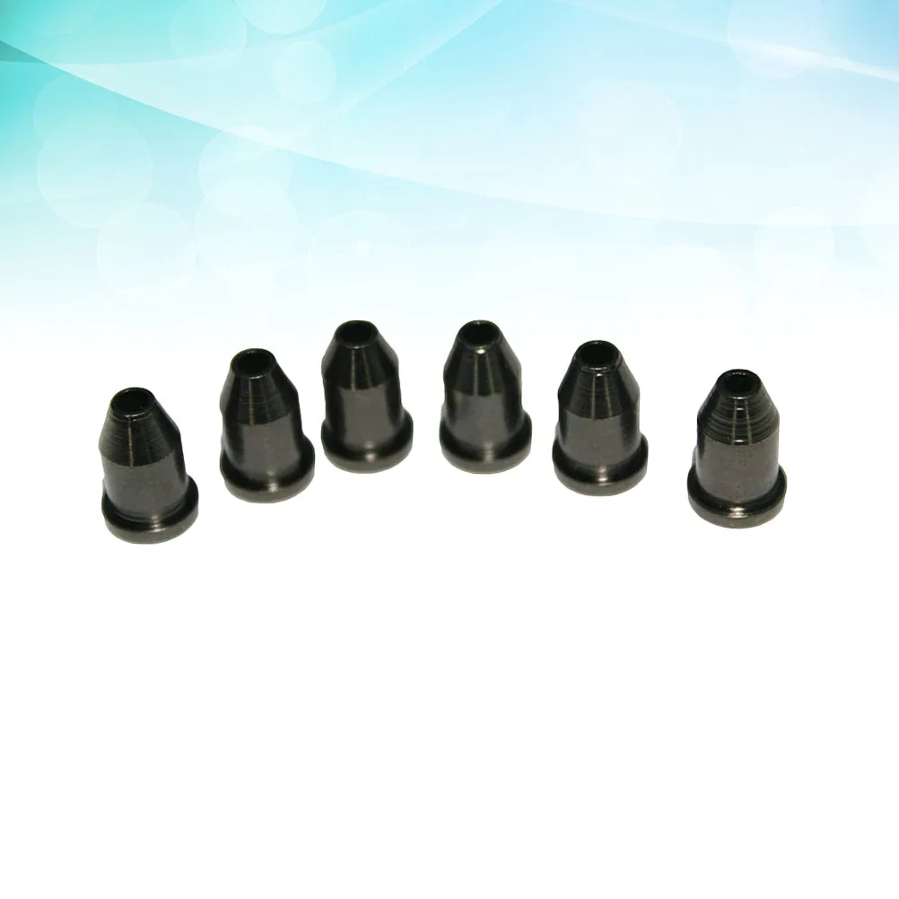 

6 Pcs Output Guitar String Buckle Through Body Ferrules for Bass Metal Mounting