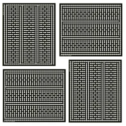 아두이노 DIY 프로젝트용 PCB 보드 회로 기판, 브레드보드 프로토타입, 납땜 보드, 4 개