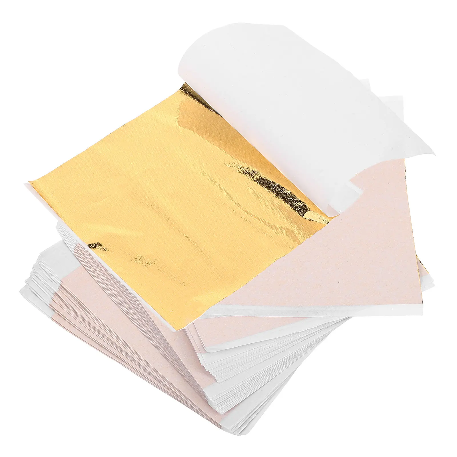 

100 листов фольгированных хлопьев, имитация металлической фольги для поделок, декора, рукоделия, золочения и художественных работ