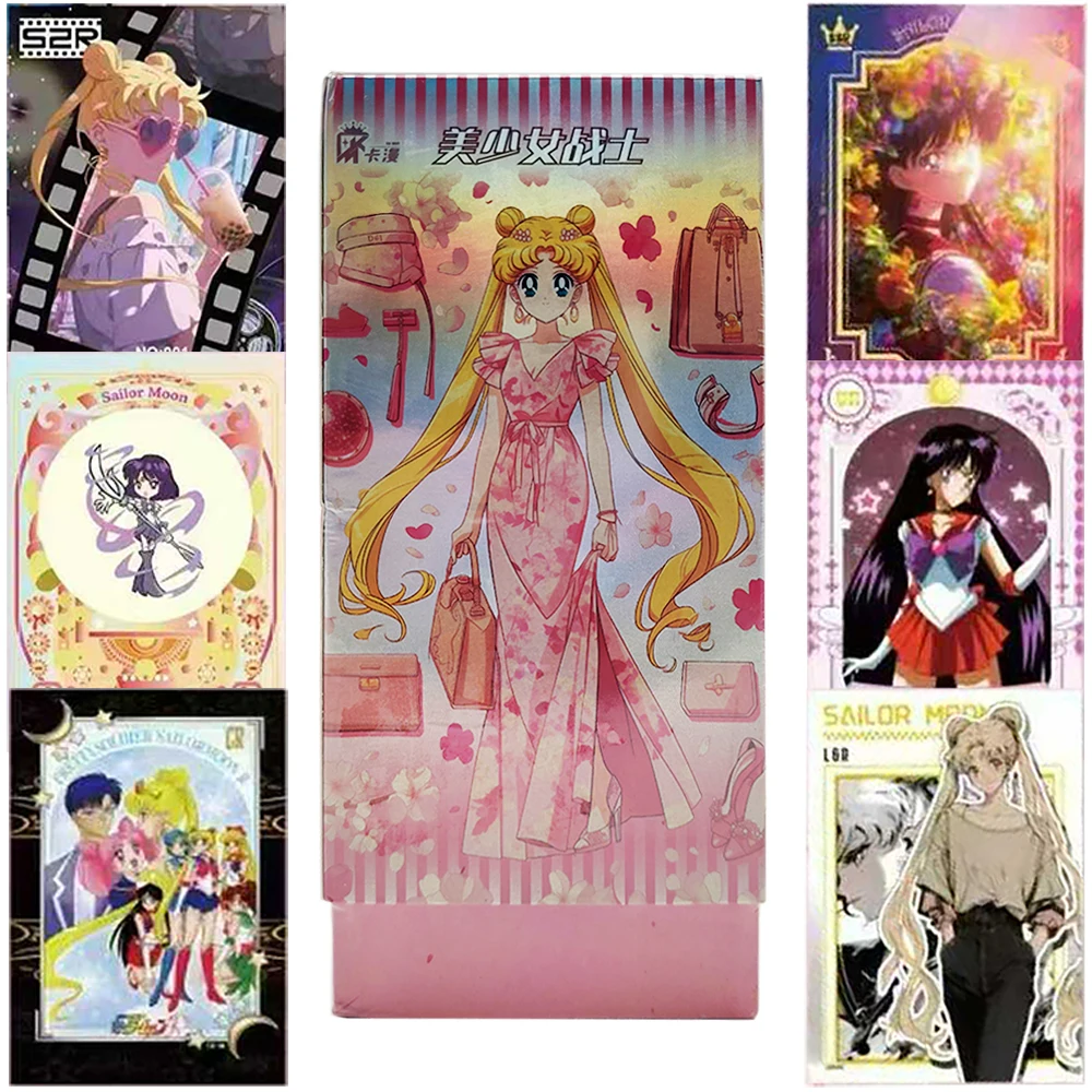 

Sailor Moon Collection High-quality Three Fold Series Fun Character Card Japanese Classic Fantasy Love Theme Anime Peripheral
