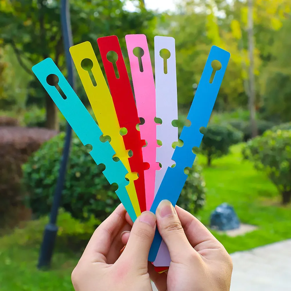 120 Pcs Adjustable Tree Tags Garden for Plants Nursery Labels Hanging Markers Flower Pot
