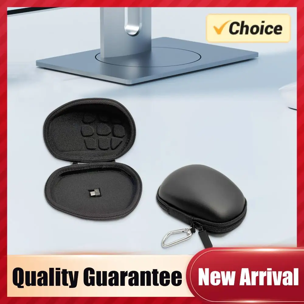 

For Logitech MX Master 4/3S Hard Travel Case Anti-Scratch Portable Mouse Bag PU Protective Storage Box for Home Office Use