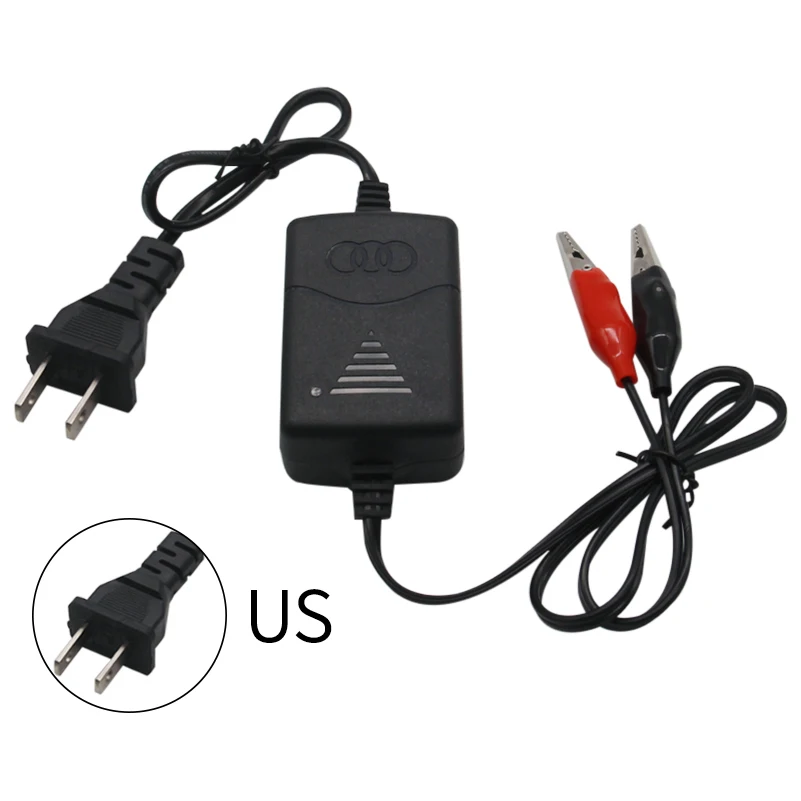 12V 1300mA Car Battery Charger Rechargeable Lead Acid Battery Charger Intelligent Repair Charger For Car Truck Motorcycle