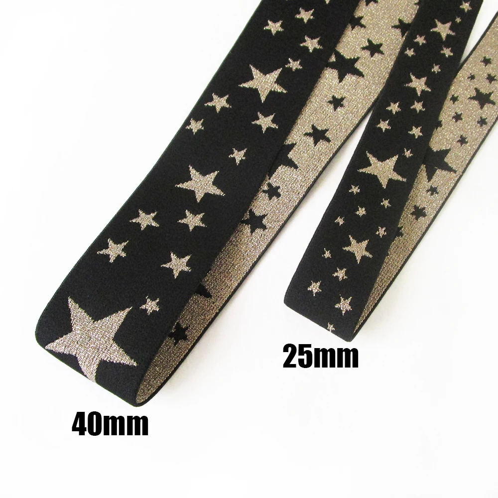 1 Meter 4cm Fashion Shiny Elastic Bands Stretch Webbing Rubber Band for DIY Sewing Accessories Clothing Bags Trousers