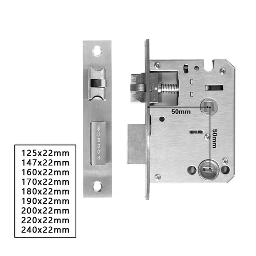 Cerradura electrónica PHIPULO de acero inoxidable, cuerpo 5050, mortaja especializada para cerradura de puerta inteligente con reconocimiento facial Tuya y huella dactilar