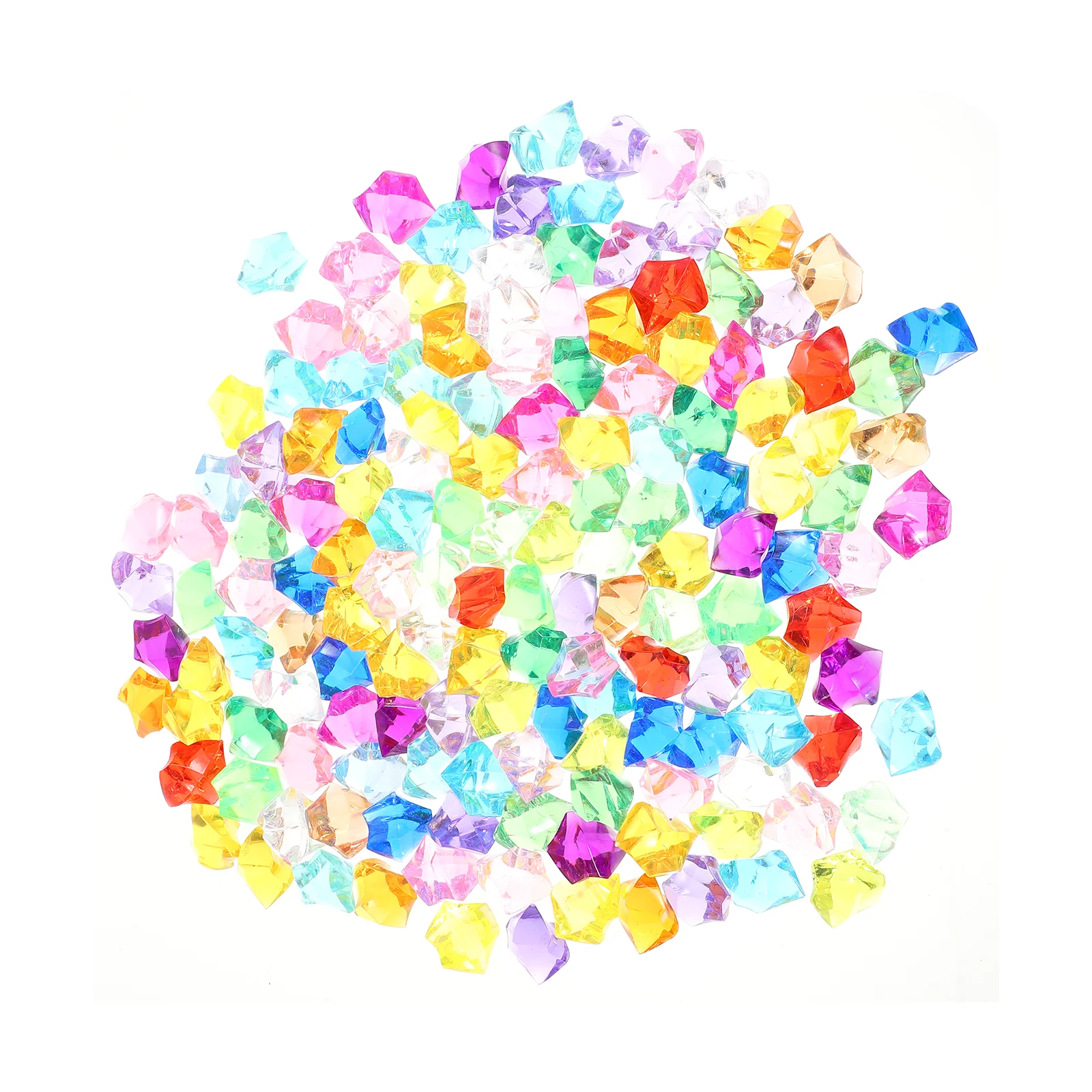 

200 Pcs Diamond Sewing Diamonds Gems Simulated Crystal Color Stones Crafts Sewing DIY Accessories Vase Decor