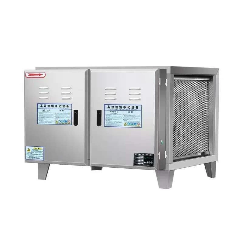 Commercial low-altitude fume purifier, small 6000 air volume flue-free range hood