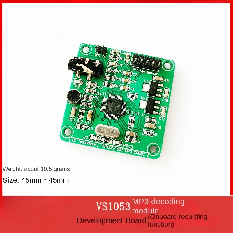 

2PCS VS1053 module VS1053 MP3 module development board (onboard recording function)
