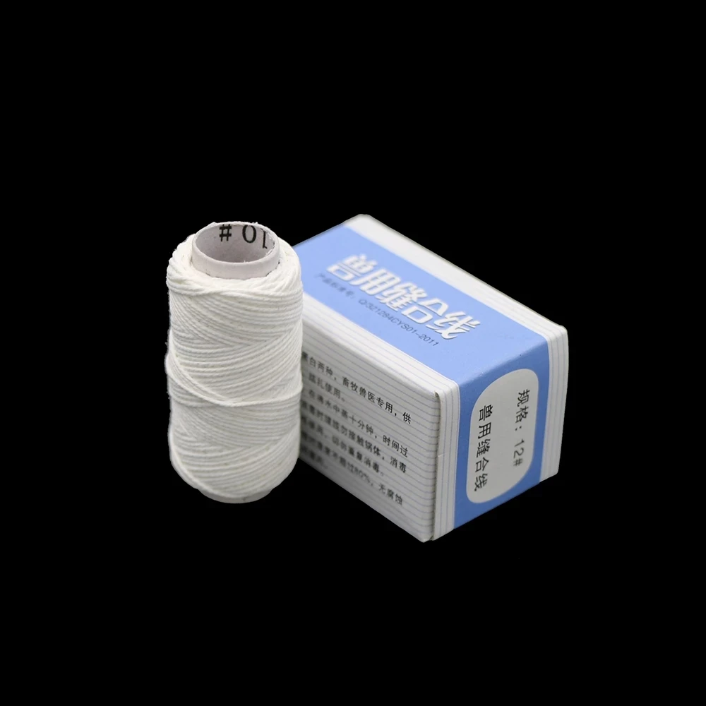 1 Volumes Veterinary Suture Thread Veterinary Special Beam Surgical Suture Needle Pig Pet Animal Surgical Suture Line