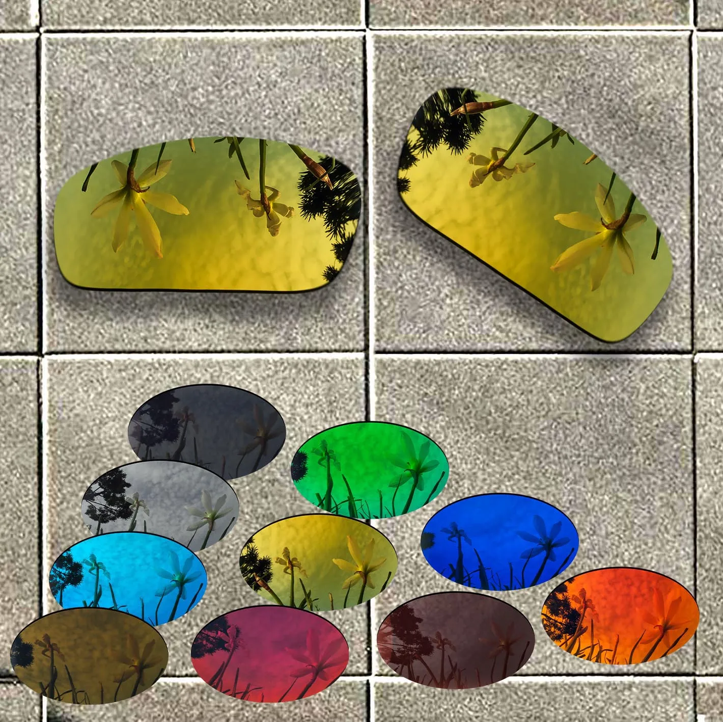 

100% точно вырезанные поляризационные сменные линзы для солнцезащитных очков Oakley Monster Pup — множество цветов