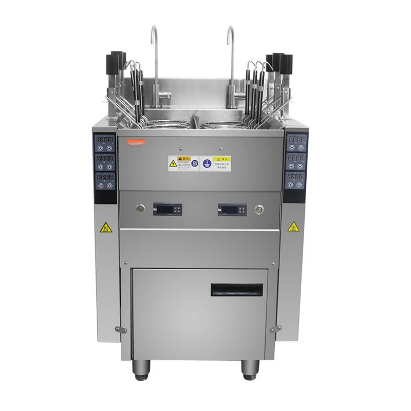 

DS-TM-6 Timing Automatic Lifting Noodle Boiler Luxury Six-Head Lifting Electric Heating Boiled Noodles Machine