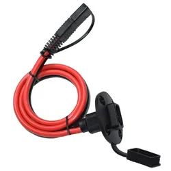 SAE Socket Zijwand Poort Weerbestendige Universele SAE Connector 10AWG 60cm 30A SAE Kabel voor Motorfietsen Solar Generator batterij