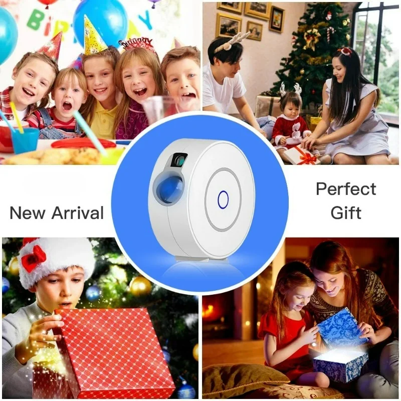 Smart WIFI Starry Sky Projection Light APP Control USB Plug in Starry Sky Atmosphere Light Decoration Bedroom Children's Gift