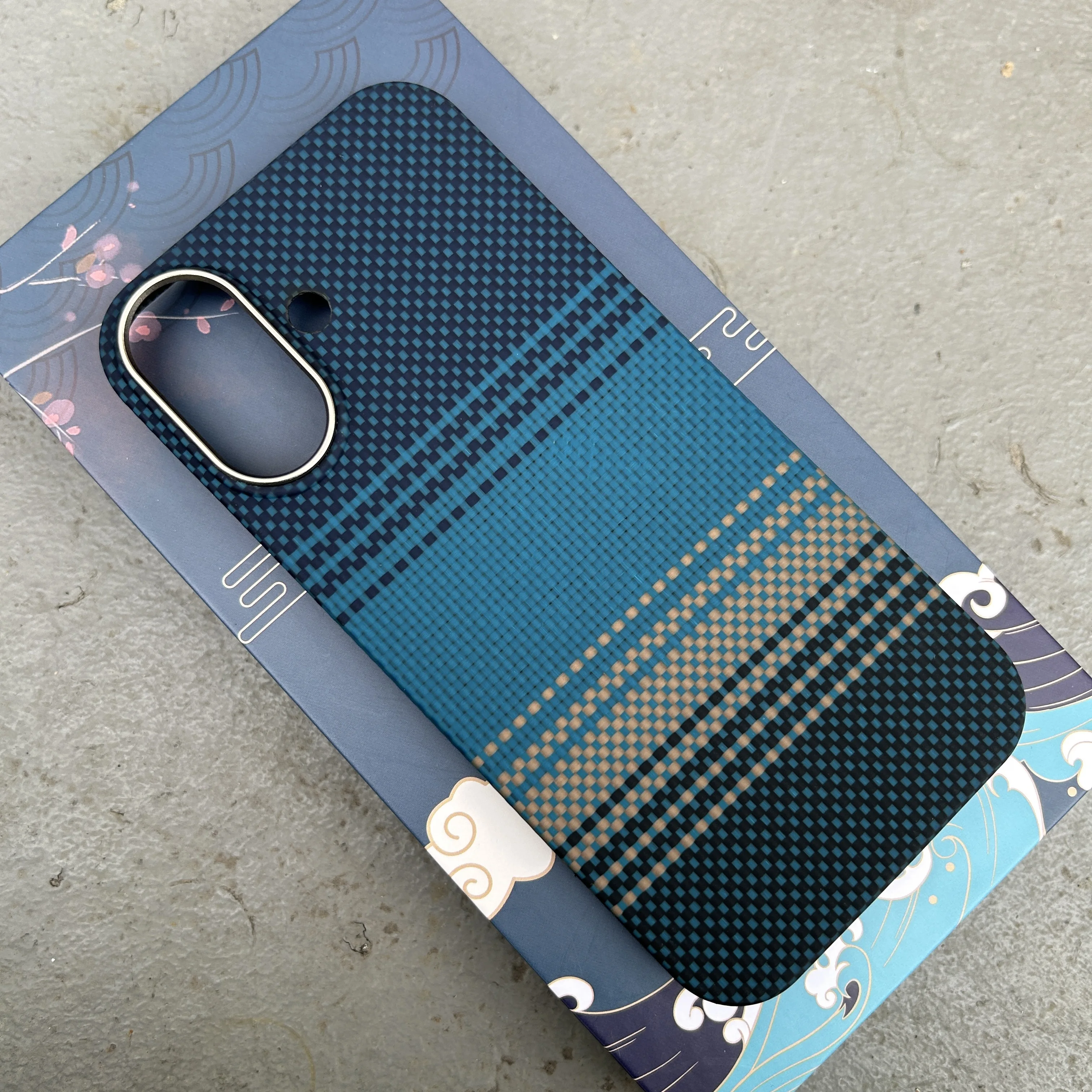 Per Magsafe Custodia magnetica per iPhone 17 Pro Max Vera fibra di carbonio Colore fibra aramidica Cover per iPhone 17 Pro/17pro max Custodia capa