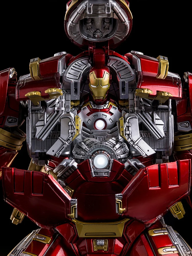 

28cm Marvel Mk44 Iron Man Hulk Armor Comicave 1/12 Cs Alloy Model Anime Figures Decorative Ornaments Holiday Gift Toy In Stock