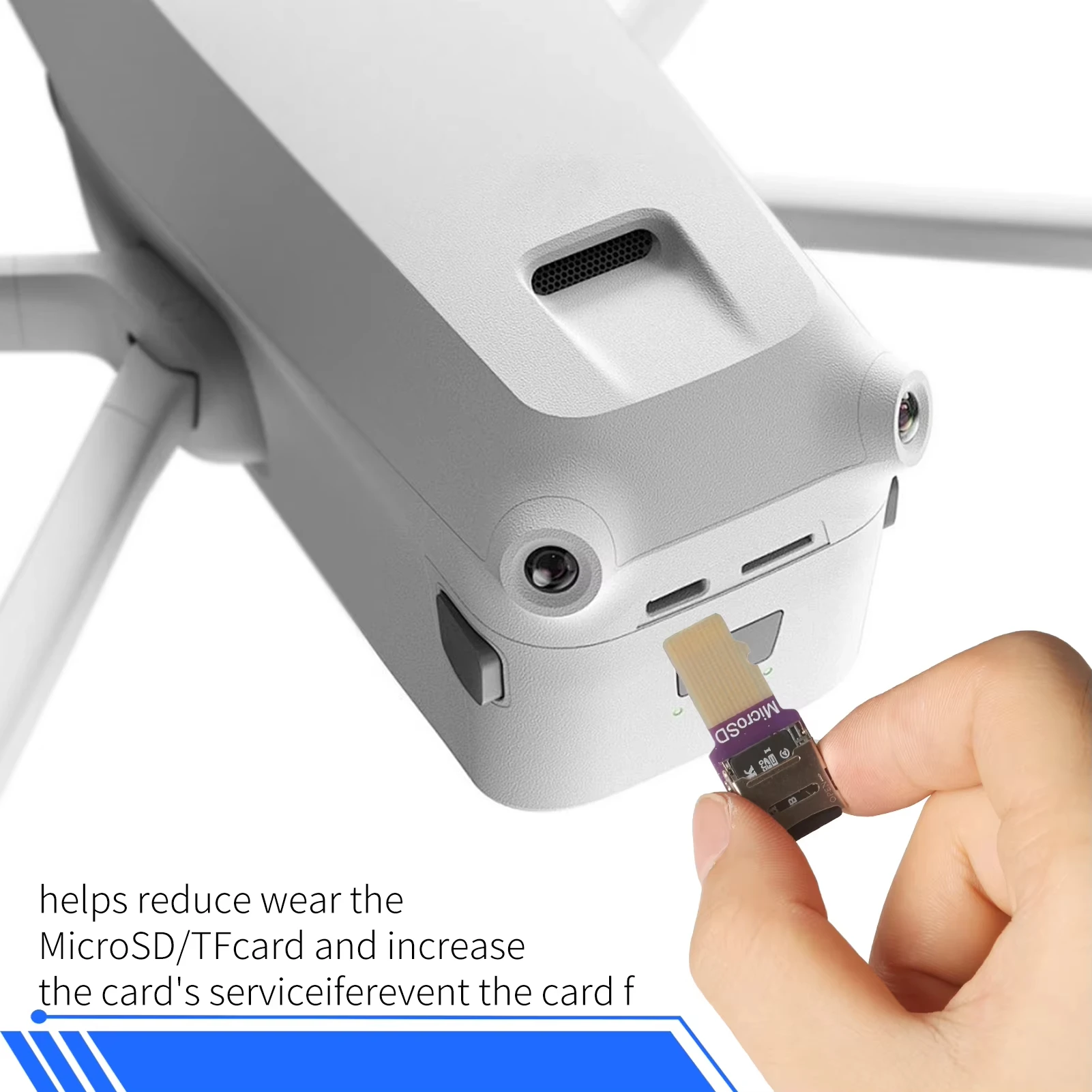 TPC Micro SD TF Memory Card Kit Male to Female Extension Adapter Extender Test Tools PCBA