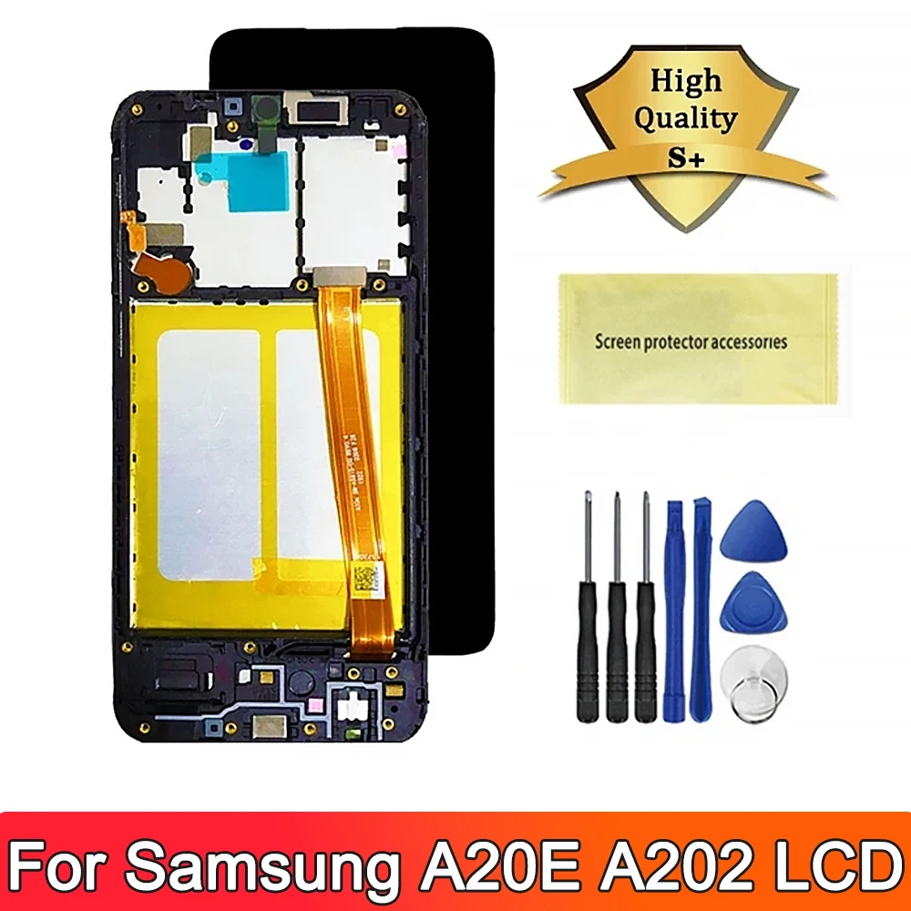 5.8\'\' NEW OEM For Samsung Galaxy A20e A202 LCD A202F A202K Display Touch Screen Digitizer Assembly Replacement for Samsung A20E