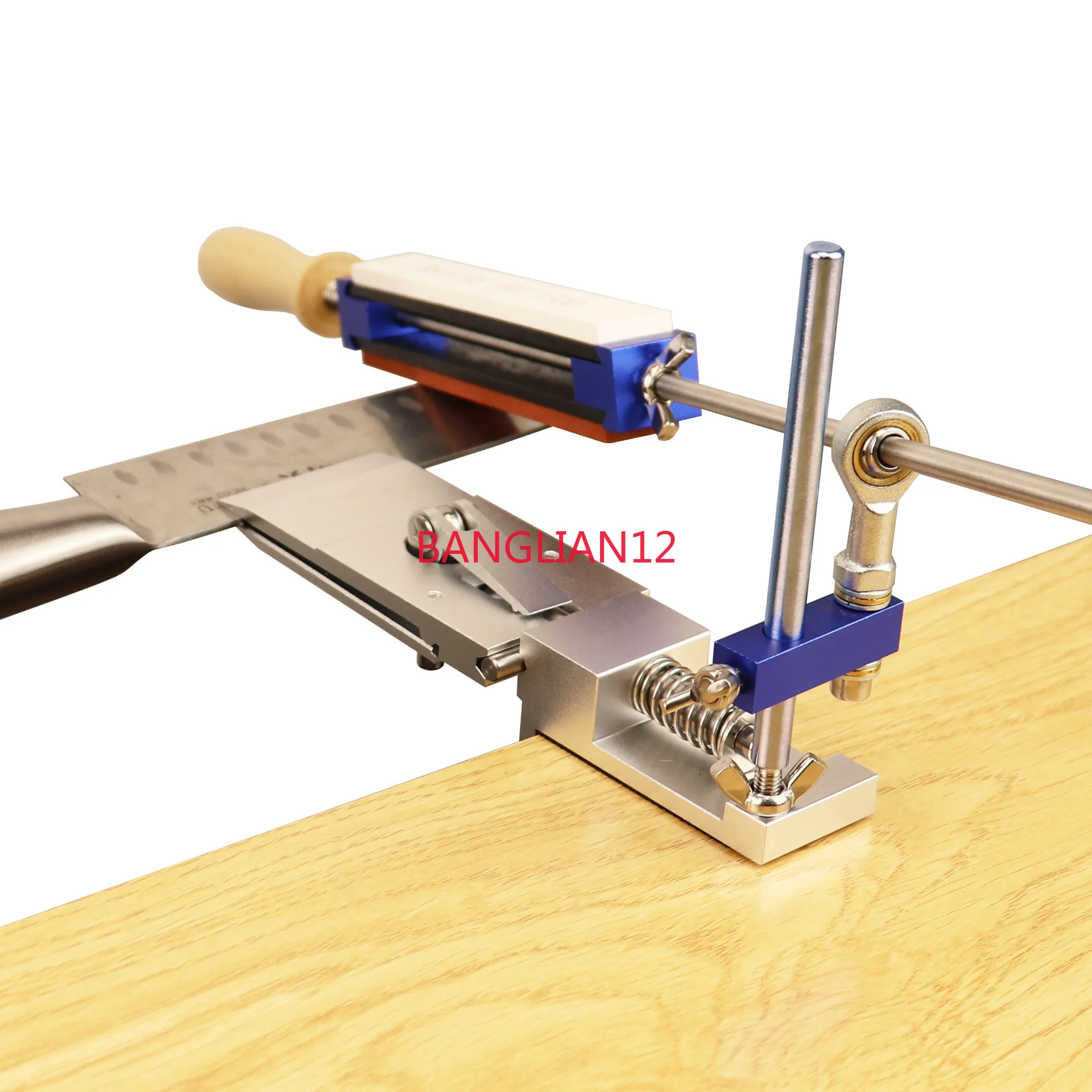 Fixed angle professional knife sharpening tool, turning horizontally, quickly clamping the knife sharpener