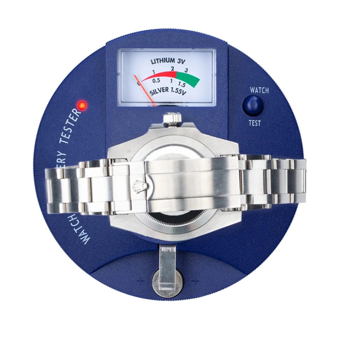 ELBA_Quartz Movement Tester ,Circular Type Watch Battery Pulse Tester and 1.5V 3V Button Cell Battery Analyzer