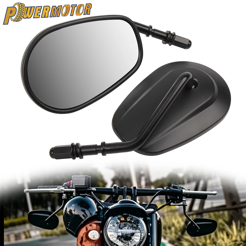 Motorcycle Rearview Mirror Suitable For Harley Series Xl883/1200/x48 Gv300 Honda Cm500 Motocross Modified Universal Parts
