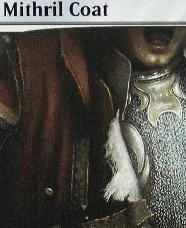 Karty do gry Magic: The Gathering - Mithril Coat Custom TCG, wysokiej jakości proxy, czarne, do kolekcjonowania, do gier planszowych, do układania pakietów, karty do wymiany.