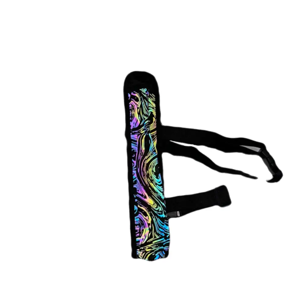 Kung Fu Fan Storage Bag Reflective Fabric Tai Chi Fan Pouch Protective Sleeve Martial Arts Accessory Portable Gift Carrier