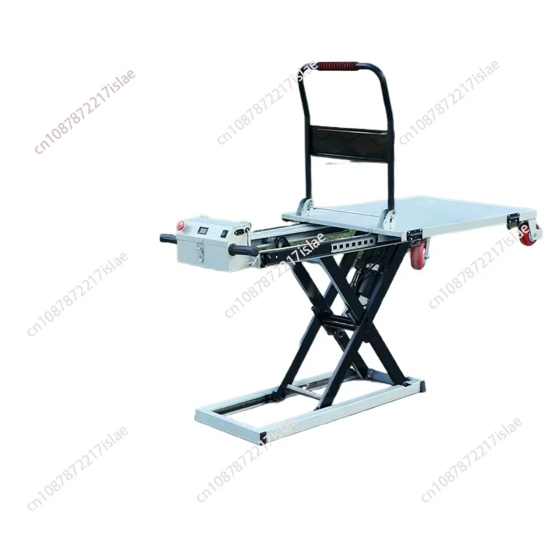 Electric Scissor Lifting Platform, Hydraulic Flatbed Trolley for Cargo Loading and Unloading