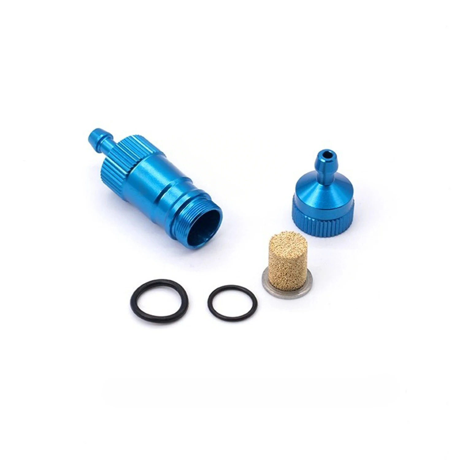 

Model Airplane Metal Filter Oil Filter Enlarged Metal Fuel Tank Accessories Filter Impurities To Protect The Engine Engine