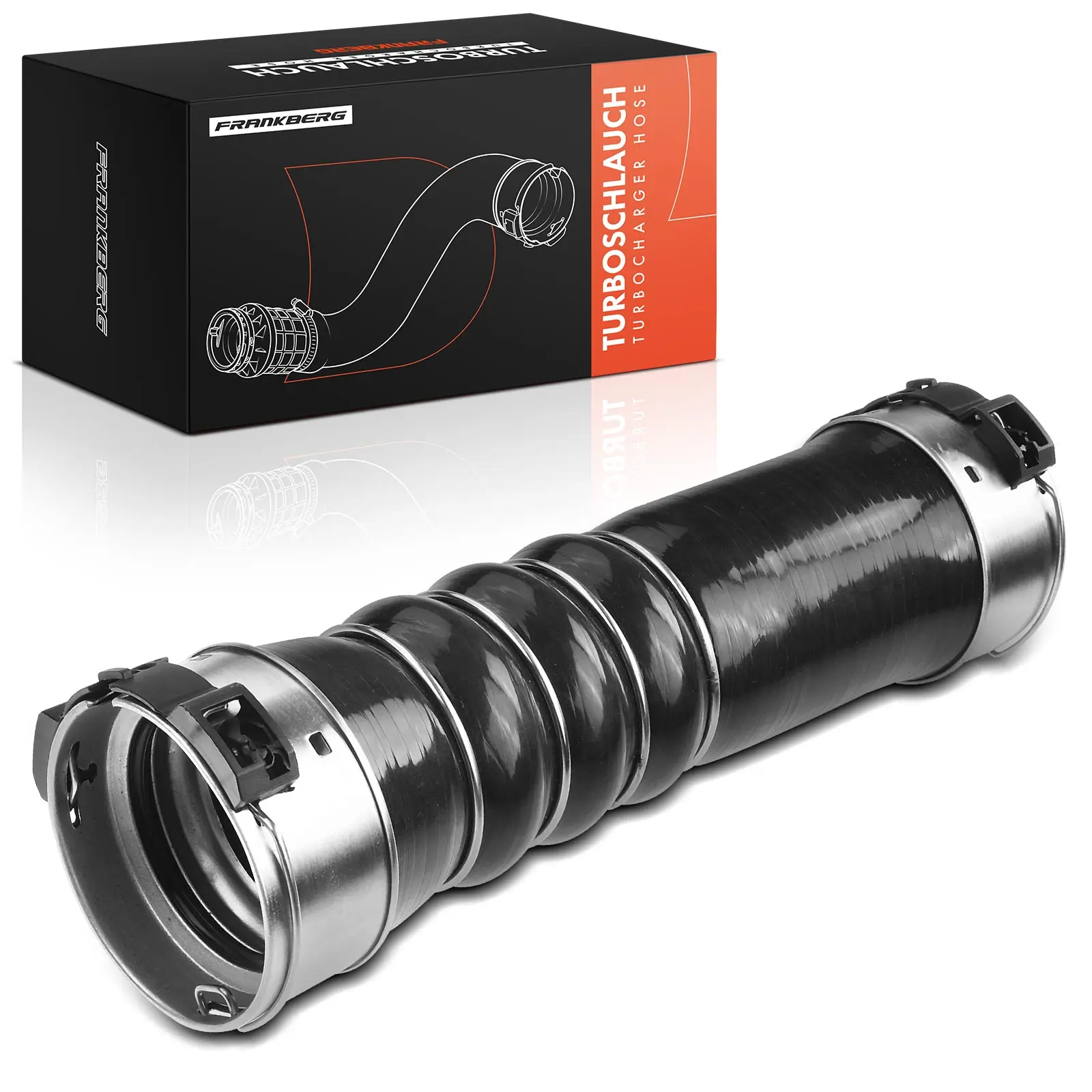 Frankberg 1x Kühlerschlauch Turboschlauch Ladeluftkühler für BMW 5er F10 5er Touring F11 7er F01 11617800144