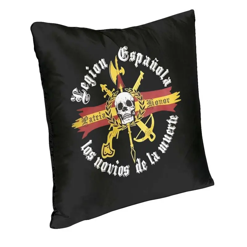 Spanish Legion Flag Pillow Case for Sofa Luxury Cushion Cover Square Pillowcase