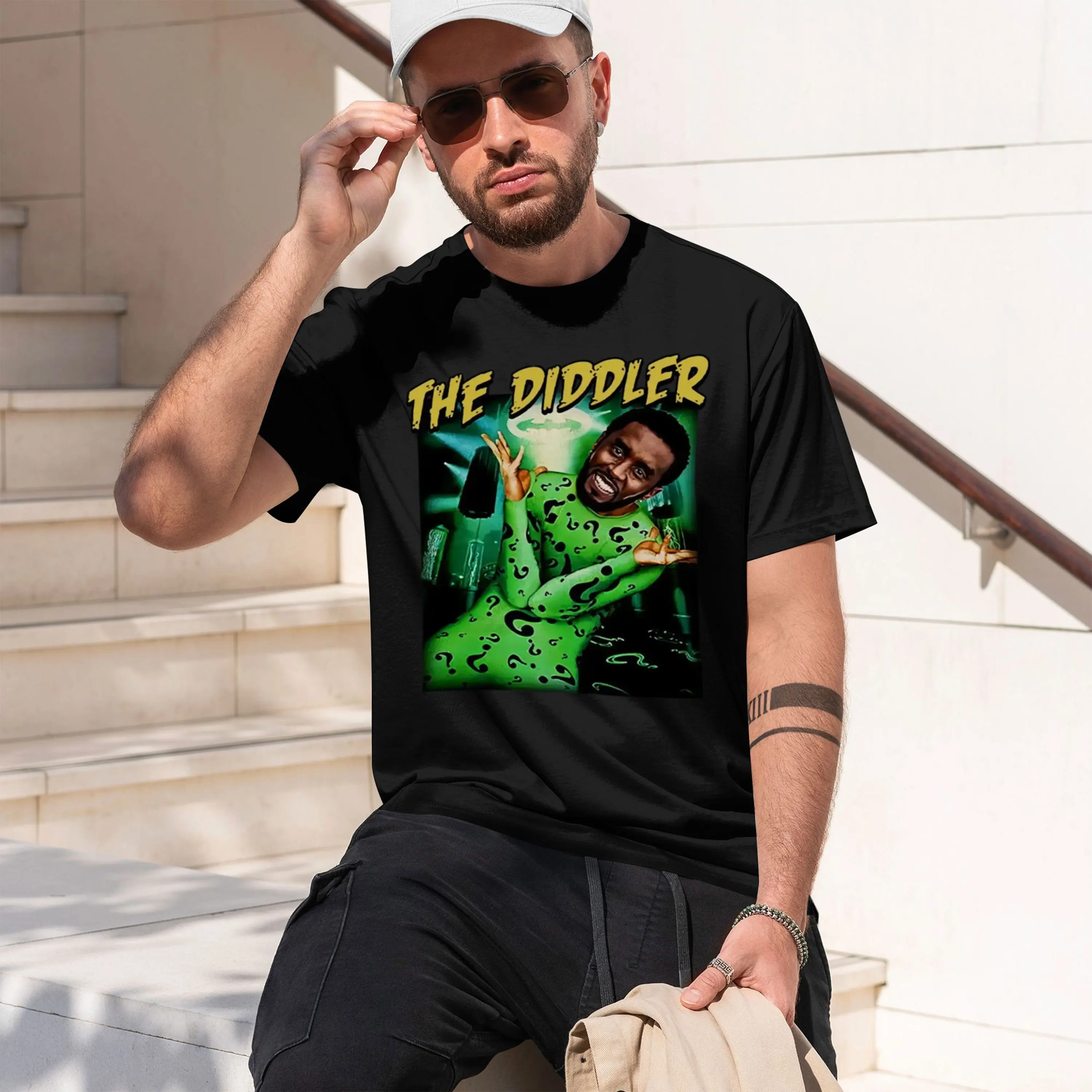 The Diddler T Shirt Sean Diddy Funny P Goes to Prison unisex Weirdcore KM15 long or short sves vintage 2026 New Model Men’s Shor