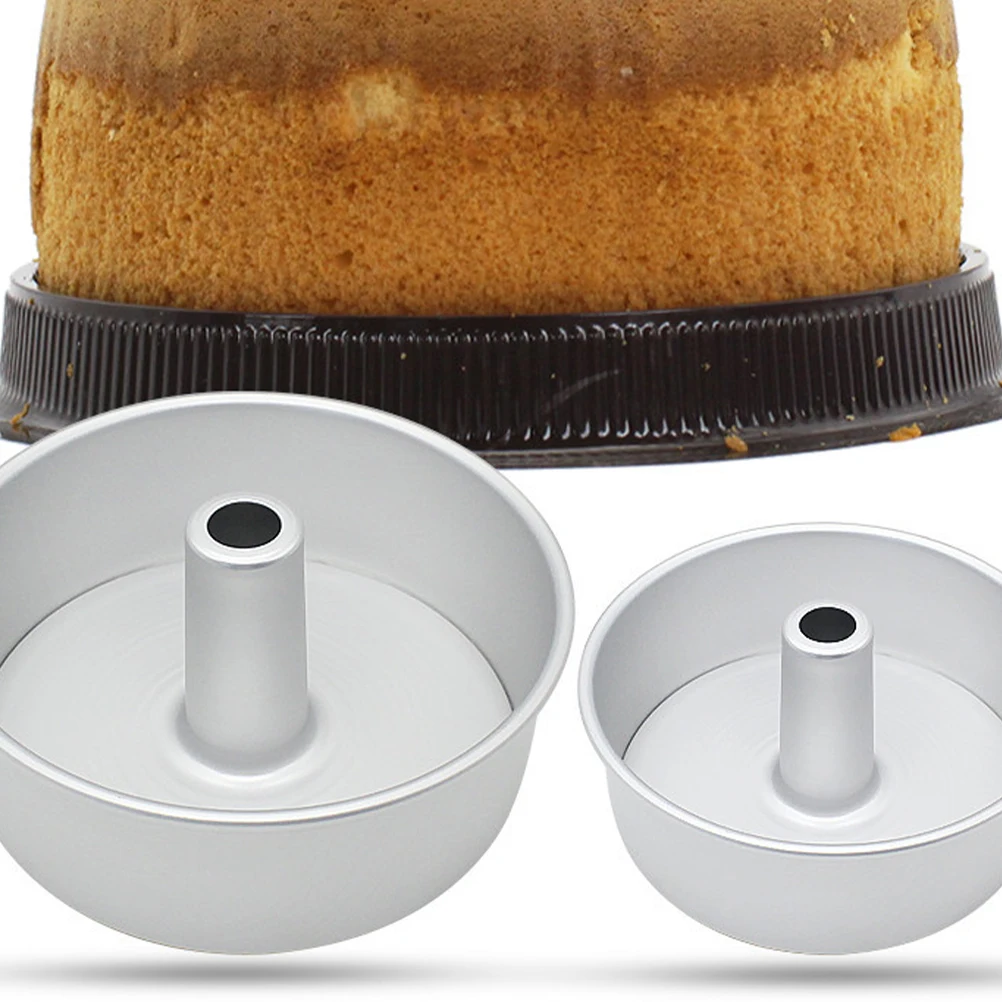 

3Pcs Hollow Baking Pan Live Bottom Cake Mold Set Nonstick Aluminium Alloy Dessert Mould