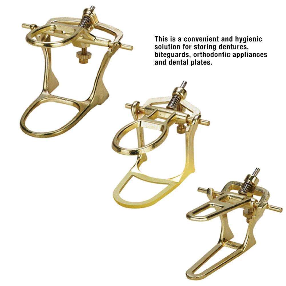 Universal Dental Lab Occlusion Articulator Copper Plating Adjustable Dentistry Clinic Dentistry Restoration Mechanical Device