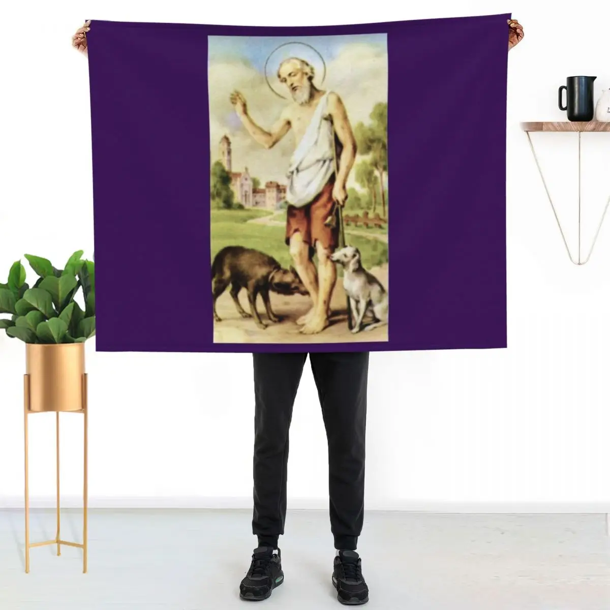

san lazaro Throw Blanket Soft Home Decor Blanket for Couch Bedroom