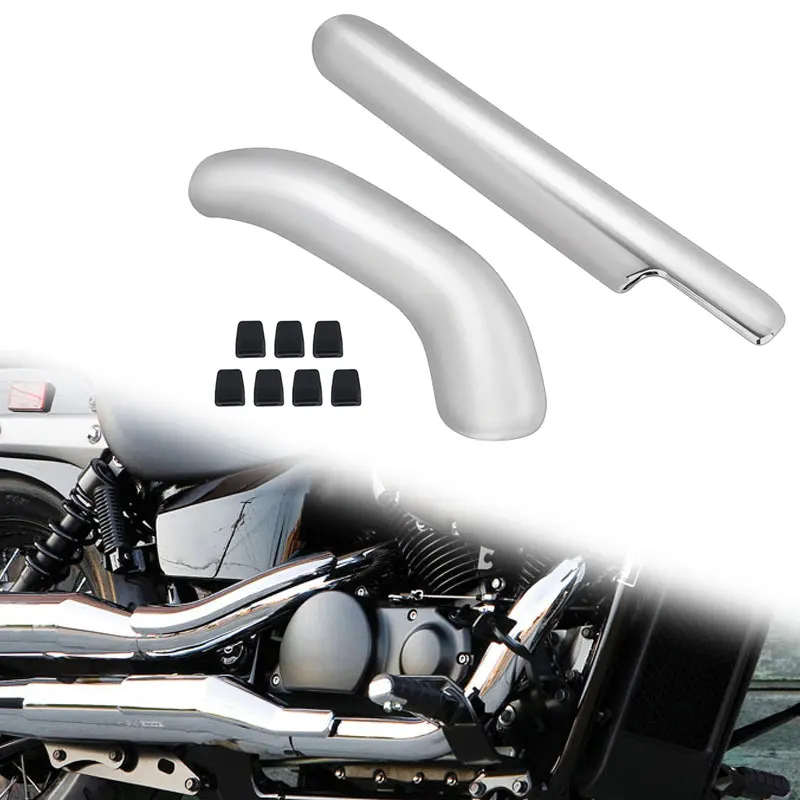 

Motorcycle Exhaust Pipe Modification Heat Shield Anti-scald Cover For Honda Shadow VT750 VT400 1997-2003