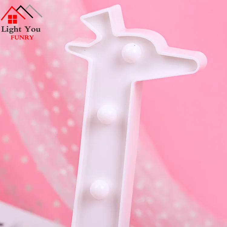 LED Giraffe Modeling Light Deer Christmas Creative Decoration Night Light