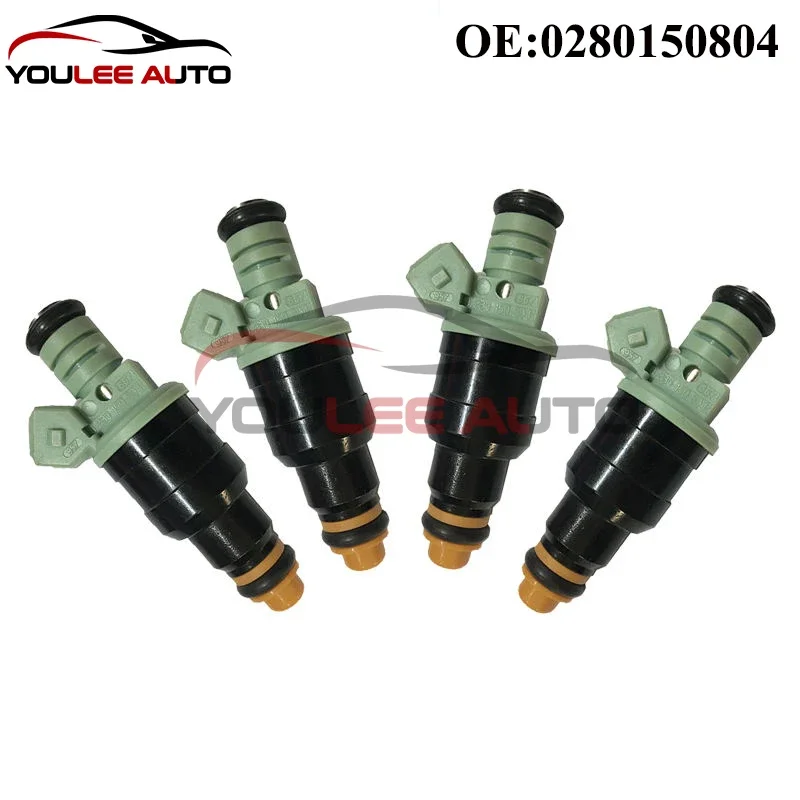 

4PCS 0280150804 852-12146 Fuel Injectors Nozzle For Citroen Renault Volvo 940 740 760 2.3L 1990-1995 Car Accessories