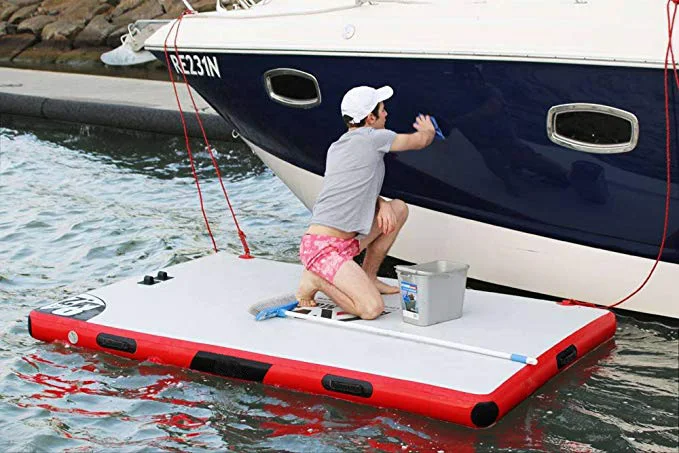 Drop Stitch DWF Inflatable Deck Platform Water Floating Air Pontoon Dock